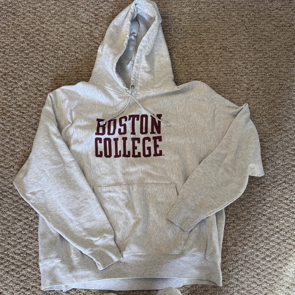Men’s Champion Gray Boston College Hoodie
